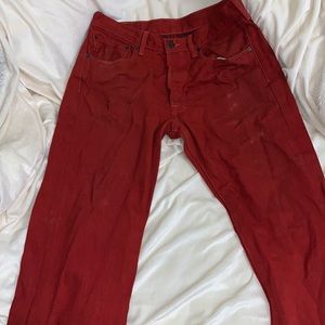 Men’s red pants
